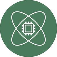 Science Line Multi Circle Icon vector