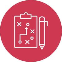 Planning Line Multi Circle Icon vector