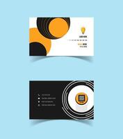 Creative modern name card and business card template design vector