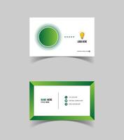 Creative modern name card and business card template design vector