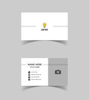 Creative modern name card and business card template design vector