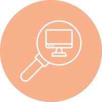 Audit Line Multi Circle Icon vector