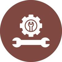 Tools Glyph Multi Circle Icon vector