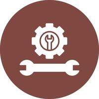 Tools Glyph Multi Circle Icon vector