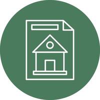Document Line Multi Circle Icon vector
