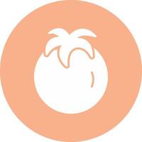 Tomatoes Glyph Multi Circle Icon vector