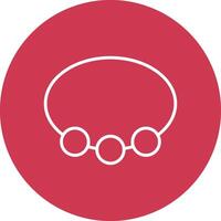 Bangle Line Multi Circle Icon vector