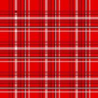 Red Scottish Check soft design for prints. Repeated scottish flannel. Madras fabric. Softness wool patterned tuxtiles vector