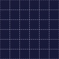 A dark blue plaid fabric design tattersall pattern. Minimal abstract geo lineal classic tartan check background vector