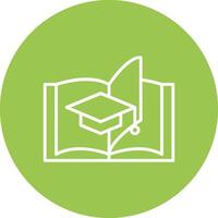 Studying Process Line Multi Circle Icon vector
