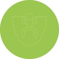 Skipping Line Multi Circle Icon vector