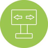 Signaling Line Multi Circle Icon vector