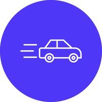 Car Speed Line Multi Circle Icon vector