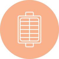 Air Filter Line Multi Circle Icon vector