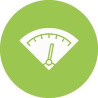 Gauge Glyph Multi Circle Icon vector