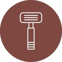 Razor Line Multi Circle Icon vector