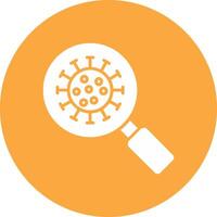 Search Infaction Glyph Multi Circle Icon vector