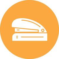 Stapler Glyph Multi Circle Icon vector