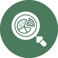 Graph Glyph Multi Circle Icon vector