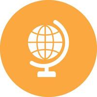 Global World Glyph Multi Circle Icon vector