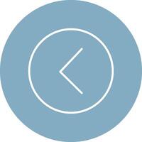 Chevron Line Multi Circle Icon vector