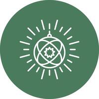 Disco Light Line Multi Circle Icon vector