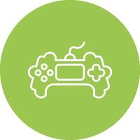 Game Line Multi Circle Icon vector