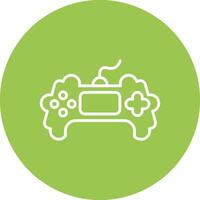 Game Line Multi Circle Icon vector