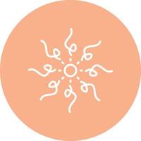 Firework Line Multi Circle Icon vector