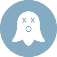 Ghost Glyph Multi Circle Icon vector
