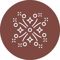 Firework Line Multi Circle Icon vector