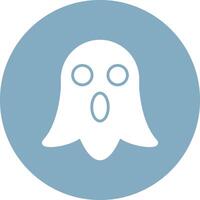 Ghost Glyph Multi Circle Icon vector