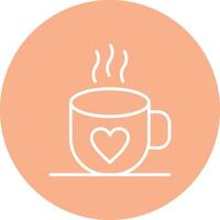 Coffee Line Multi Circle Icon vector