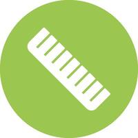 Comb Glyph Multi Circle Icon vector