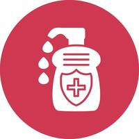 Lotion Glyph Multi Circle Icon vector