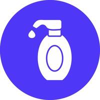 Lotion Glyph Multi Circle Icon vector