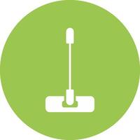 Mop Glyph Multi Circle Icon vector