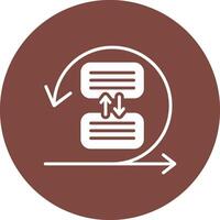 Sprint Glyph Multi Circle Icon vector