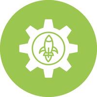 Engineering Glyph Multi Circle Icon vector