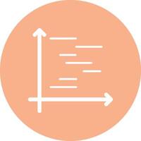 Gnatt Chart Glyph Multi Circle Icon vector