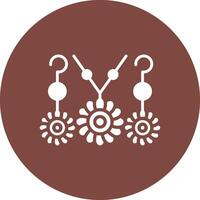 Jewelry Glyph Multi Circle Icon vector