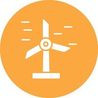 Wind Energy Glyph Multi Circle Icon vector