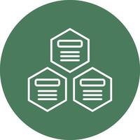 Infographic Elements Line Multi Circle Icon vector