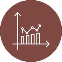 Performnce Line Multi Circle Icon vector