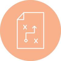 Strategy Line Multi Circle Icon vector