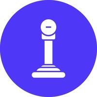 Gear Glyph Multi Circle Icon vector