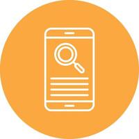 Smartphone Line Multi Circle Icon vector