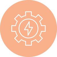 Gear Line Multi Circle Icon vector