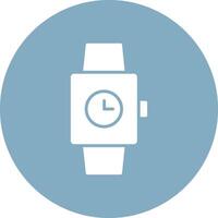 Watch Glyph Multi Circle Icon vector