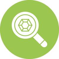 Research Glyph Multi Circle Icon vector